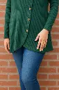 Soft knit buttoned top