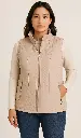 Quilted zip-up jacket