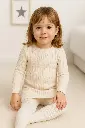 Ribbed knit top toddler girls