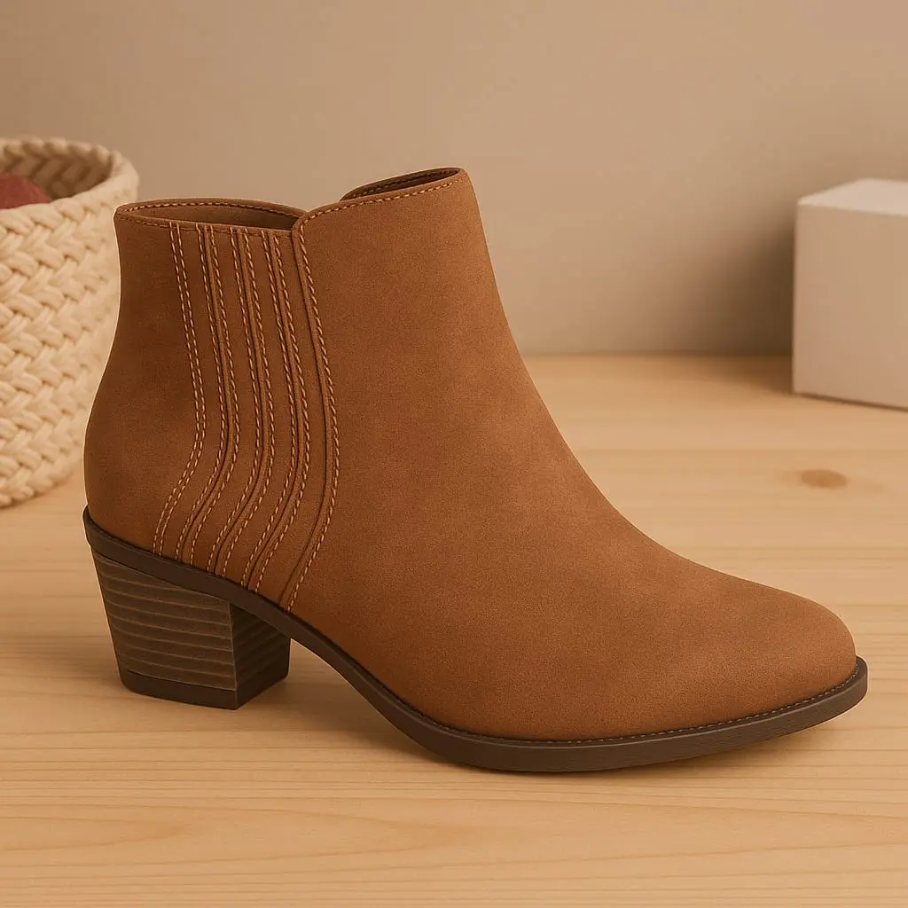 Camel Ankle Boot