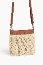 Hand crocheted side slingbag
