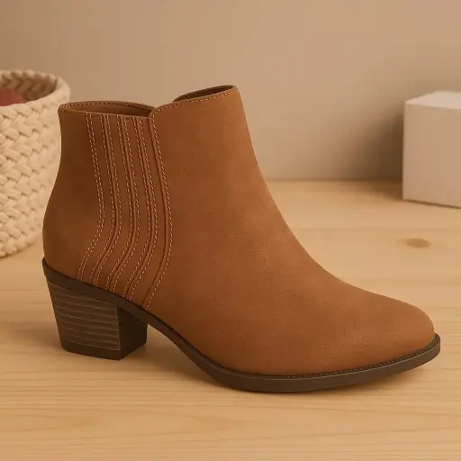 Camel Ankle Boot